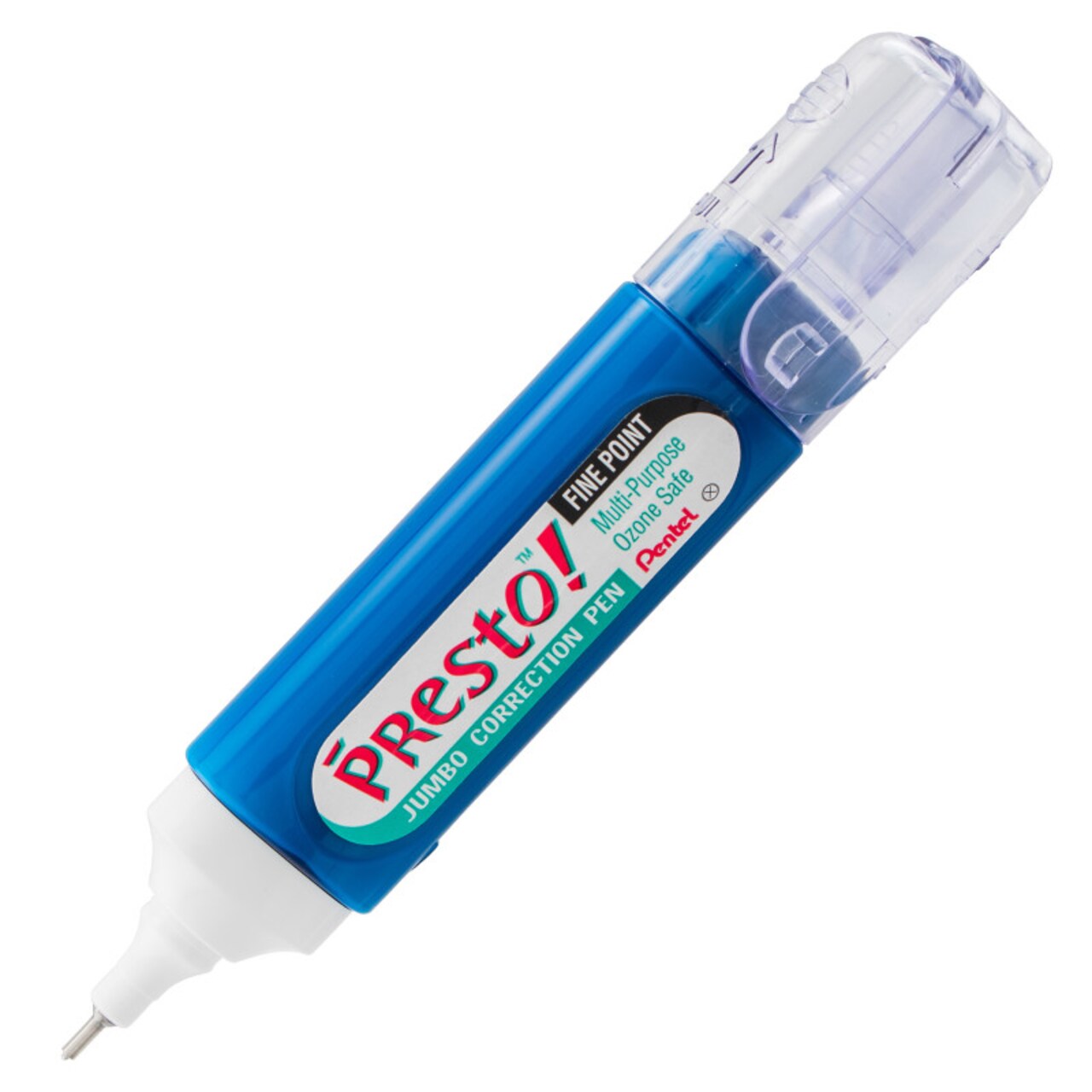 Presto! Jumbo Correction Pen, Fine Point Metal Tip 12 ml/0.4 fl. oz.